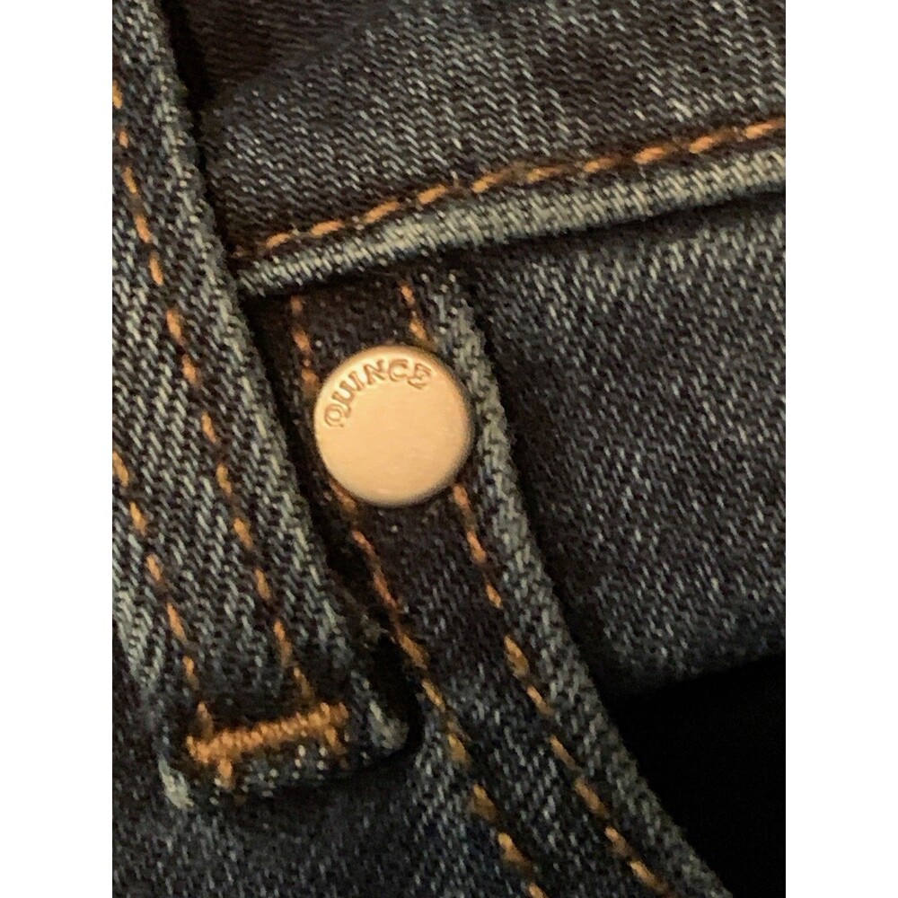 Quince Luna Stretch Flare Jeans Womens size 29 Midnight Blue W/30" Inseam - Picture 6 of 8